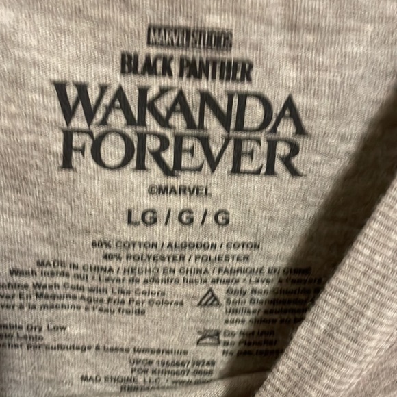 Black Panther Wakanda forever T-shirt - Picture 3 of 5